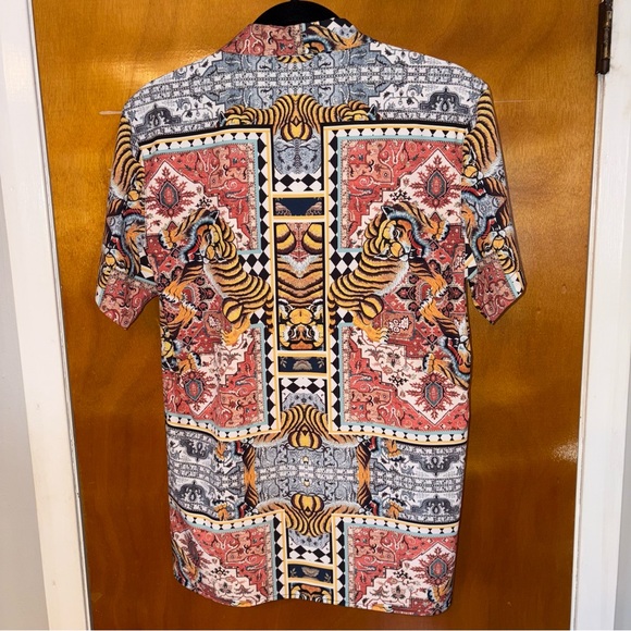 PacSun Short Sleeve Button-Up Shirt 🐅 Men’s Small - Picture 3 of 6